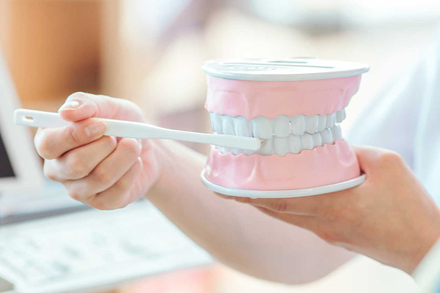 ブラッシング指導